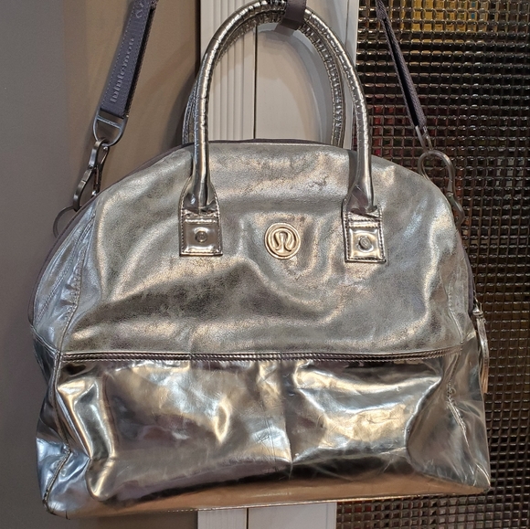 lululemon athletica Handbags - Lululemon Daily Gym Bag in Silver